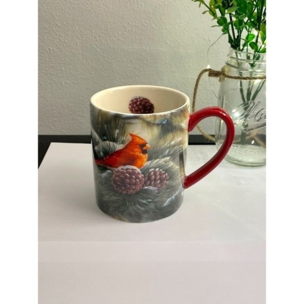 Lang December Dawn Cardinal coffee mug *New*
